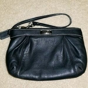Black Coach wristlet
